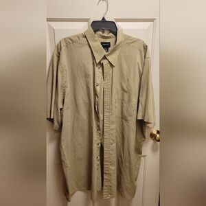 Harbor Bay Green Casual Shirt Size 2XLT *